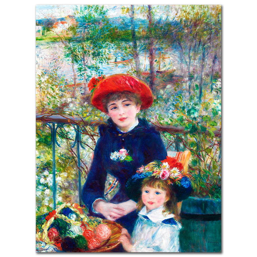 Pierre-Auguste Renoir, Two Sisters On the Terrace, 1881