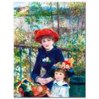 Pierre-Auguste Renoir, Two Sisters On the Terrace, 1881