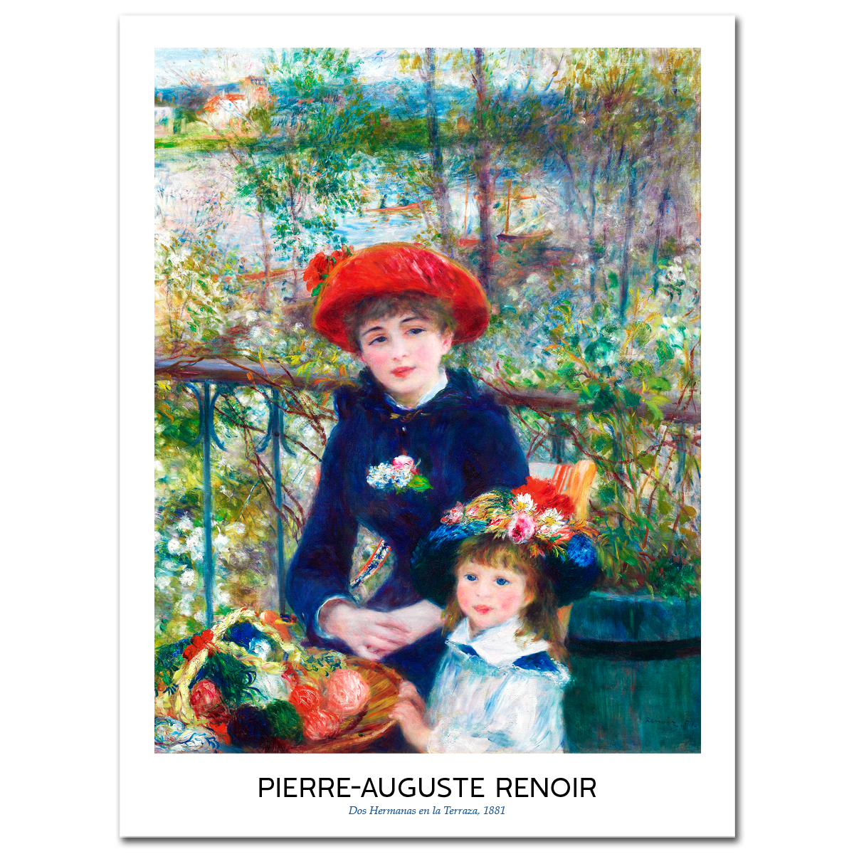 Pierre-Auguste Renoir, Two Sisters On the Terrace, 1881