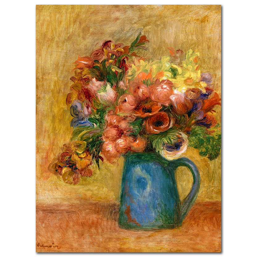 Pierre-Auguste Renoir, Vase of Flowers, 1889