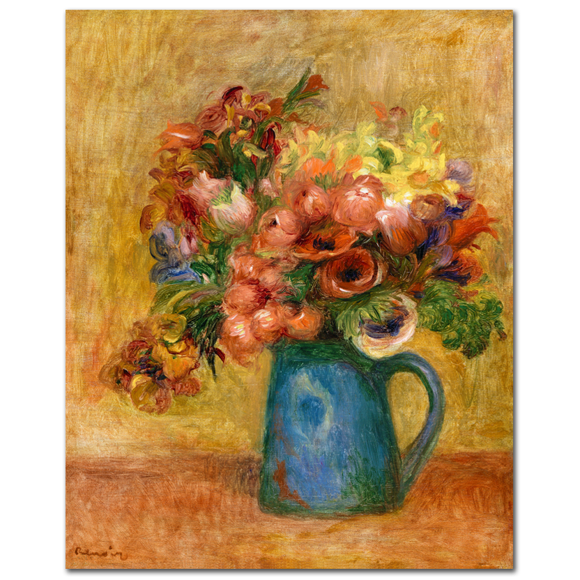 Pierre-Auguste Renoir, Vase of Flowers, 1889