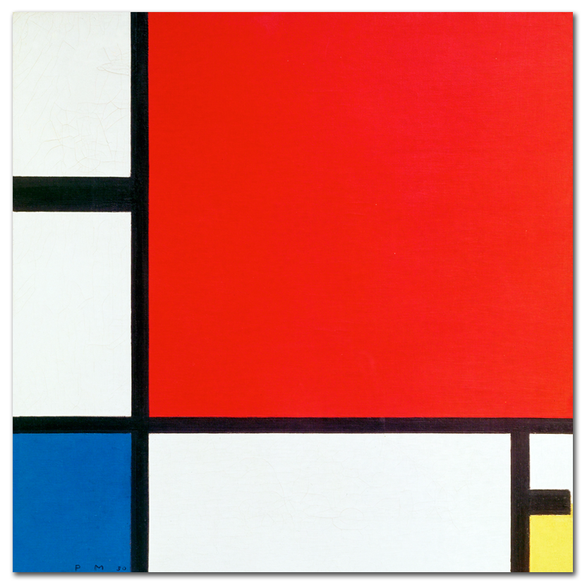 Piet Mondrian, Composition with Red, Blue, and Yellow 1930