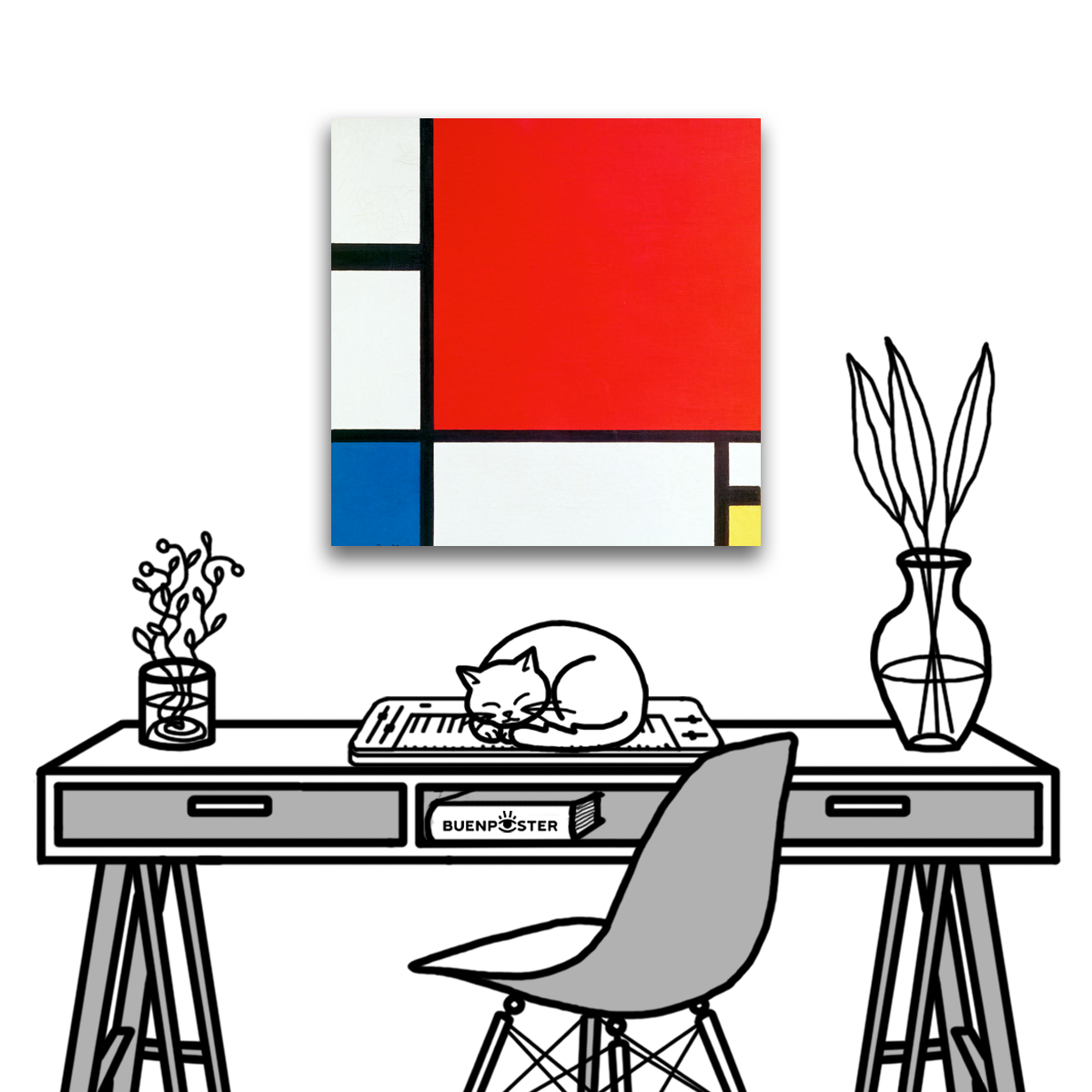 Piet Mondrian, Composition with Red, Blue, and Yellow 1930