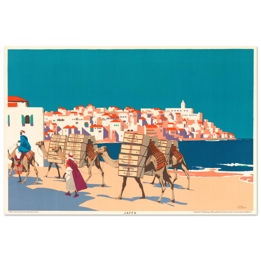 Póster-Frank Newbould-Jaffa Oranges-Buenpóster