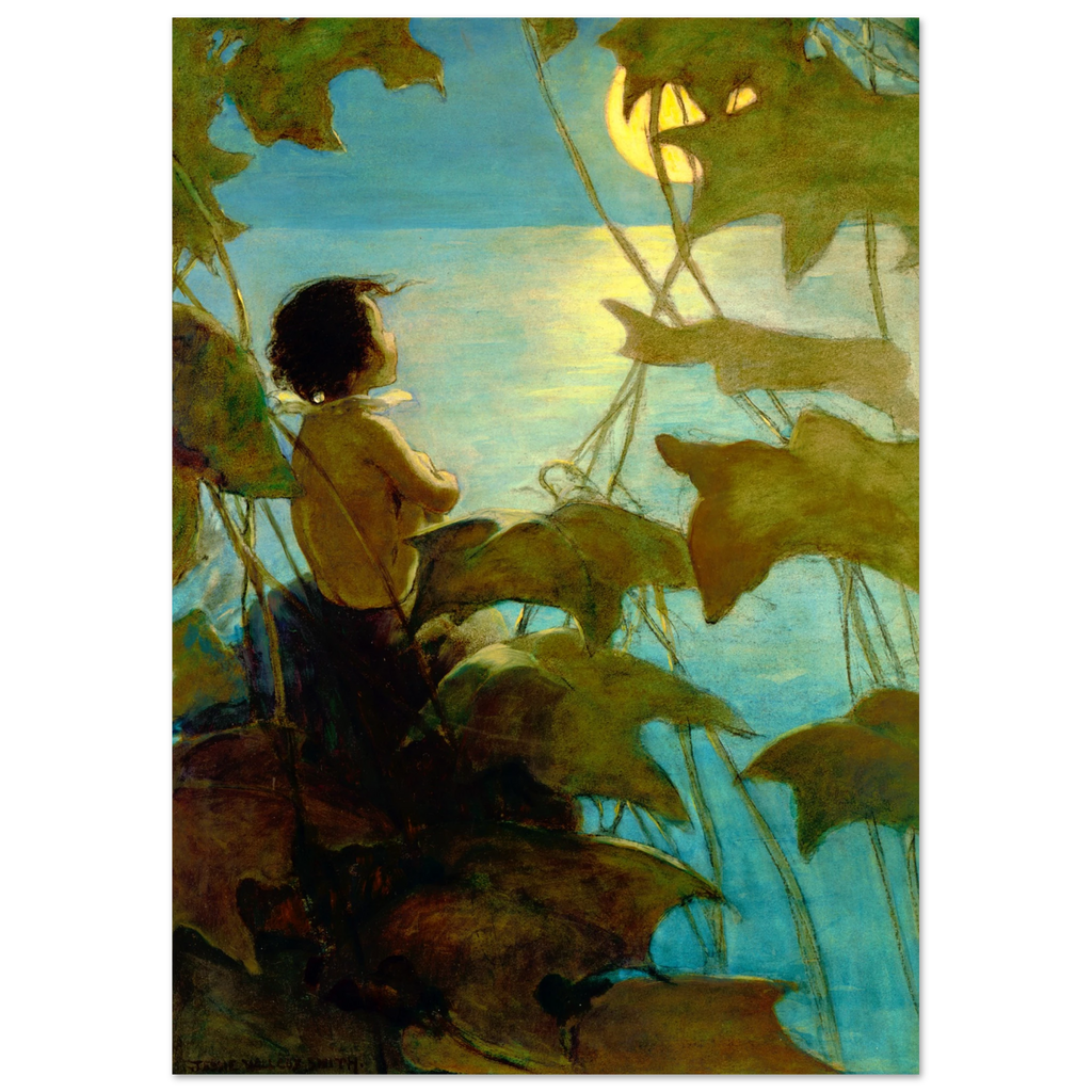 Poster-Jessie W. Smith, Broad Yellow Moon-Buenposter