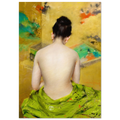 Poster -William Merritt Chase-Study of Flesh Color and Gold-1888-Buenposter