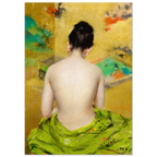 Poster -William Merritt Chase-Study of Flesh Color and Gold-1888-Buenposter