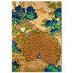 Desconocido, Chinese peacock and flowers, 17th century