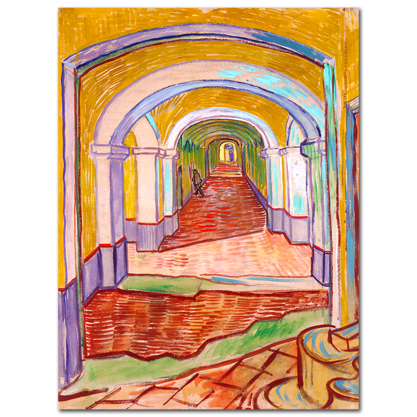 Vincent Van Gogh, Corridor in the Asylum, 1889