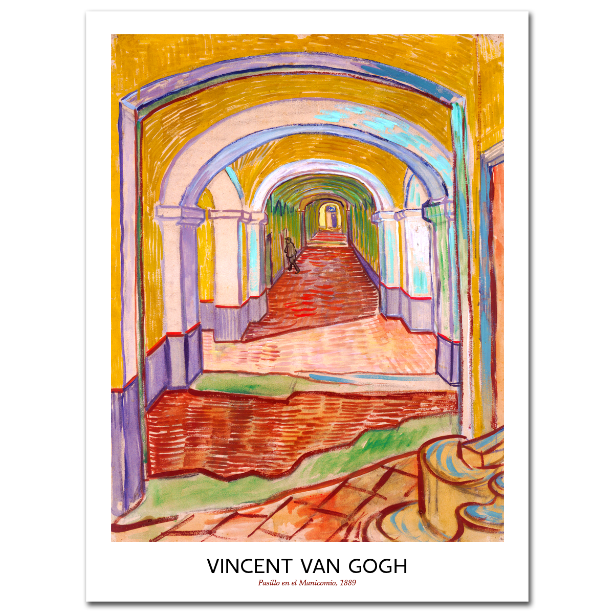 Vincent Van Gogh, Corridor in the Asylum, 1889