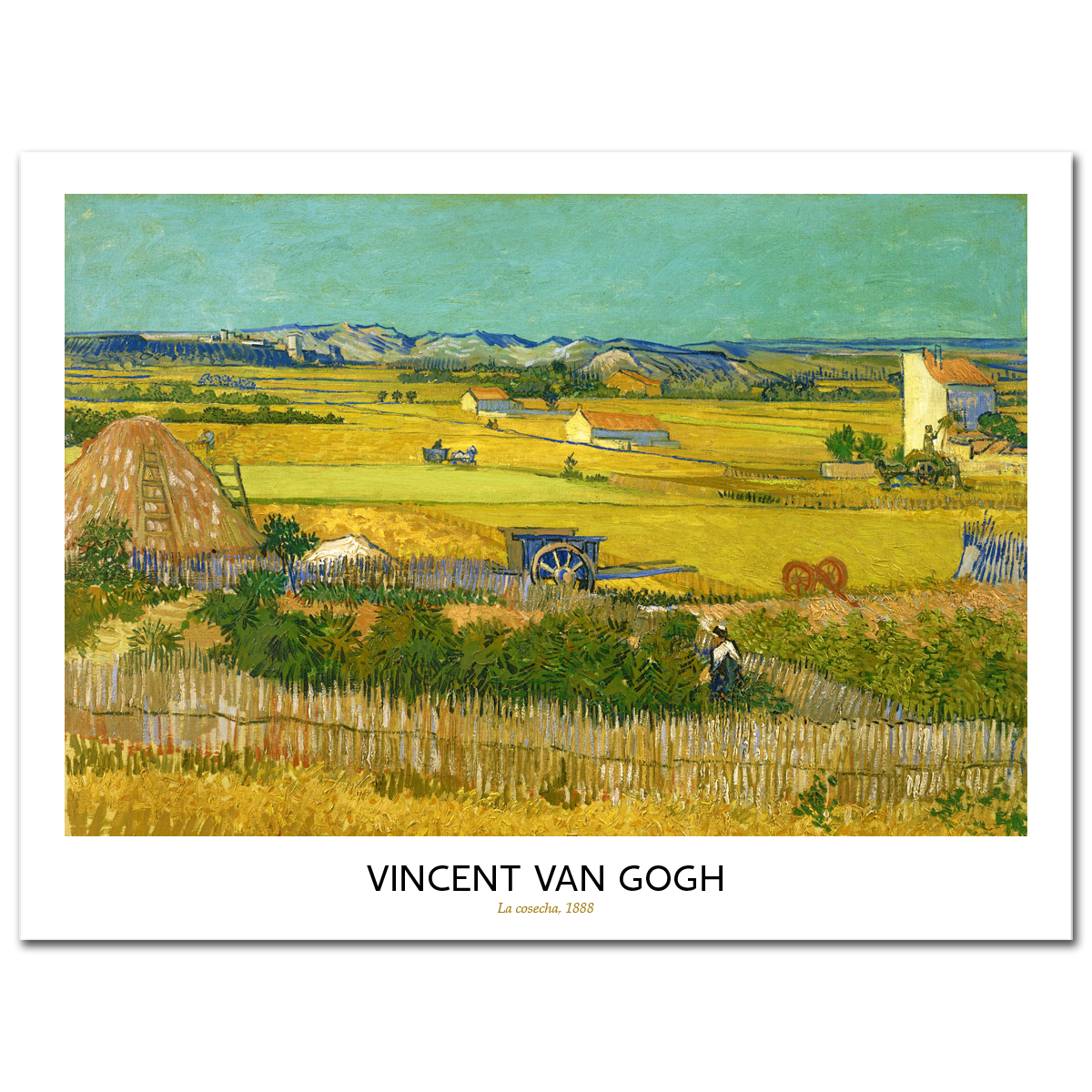 Vincent Van Gogh, De oogst, 1888