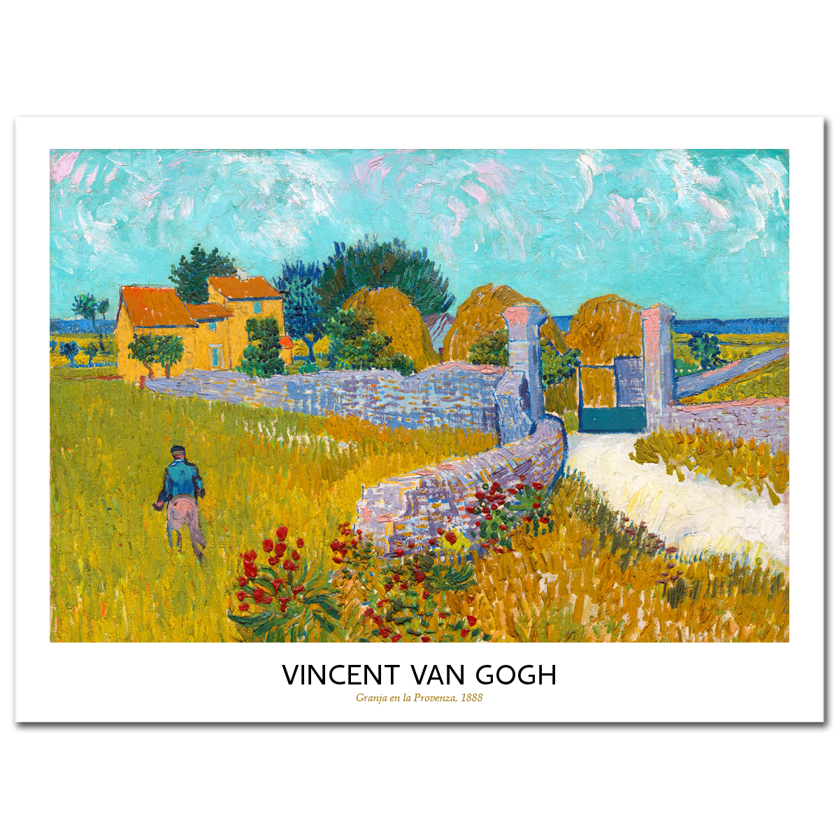 Vincent Van Gogh, Farmhouse in Provence, 1888