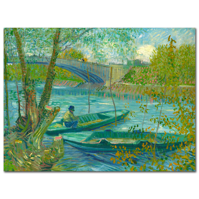 Vincent Van Gogh, Fishing in Spring the Pont de Clichy, 1965