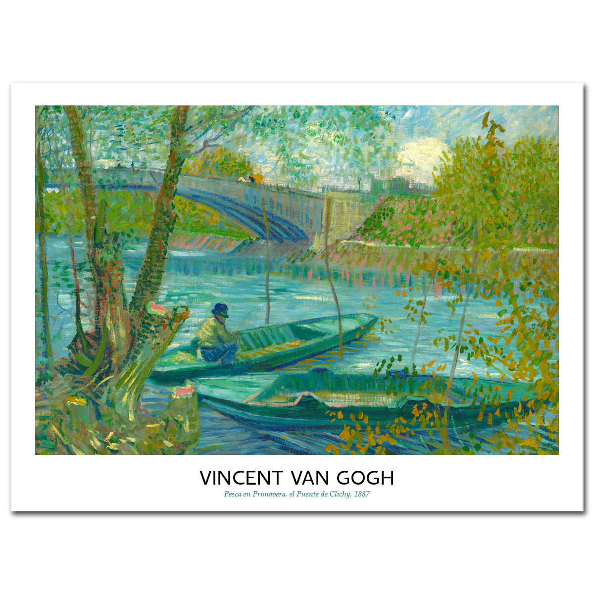 Vincent Van Gogh, Fishing in Spring the Pont de Clichy, 1965