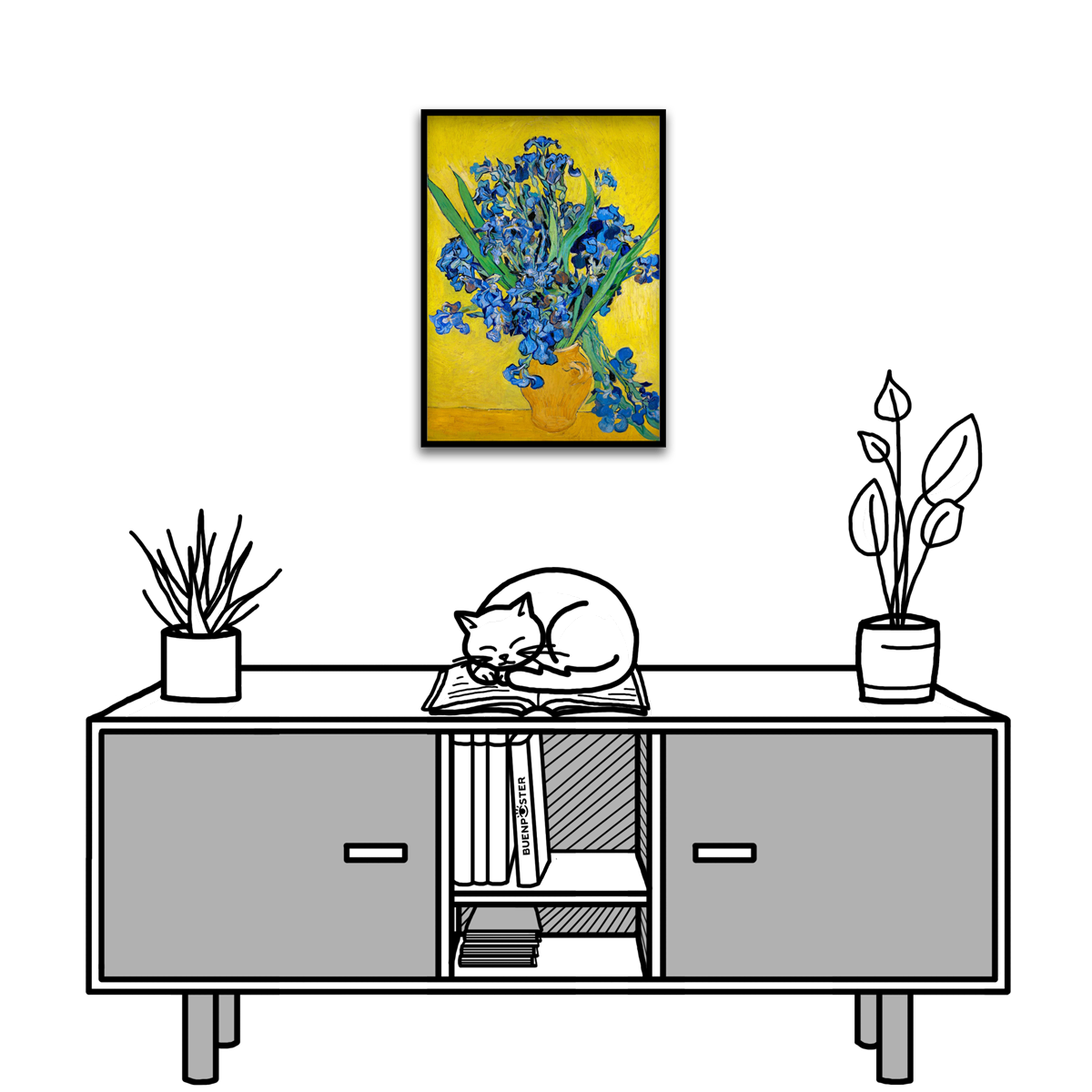 Vincent Van Gogh, Irises, 1890