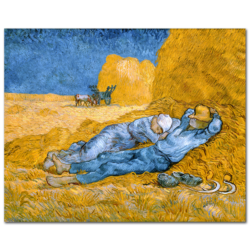 Vincent Van Gogh, Noon rest from work, 1890