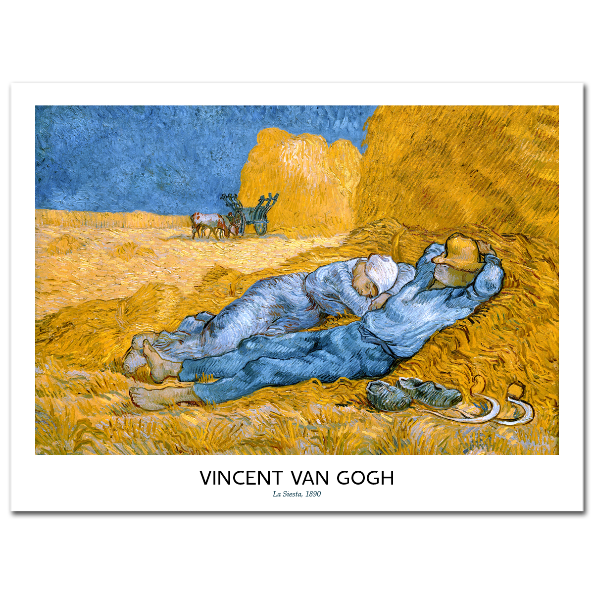 Vincent Van Gogh, Noon rest from work, 1890