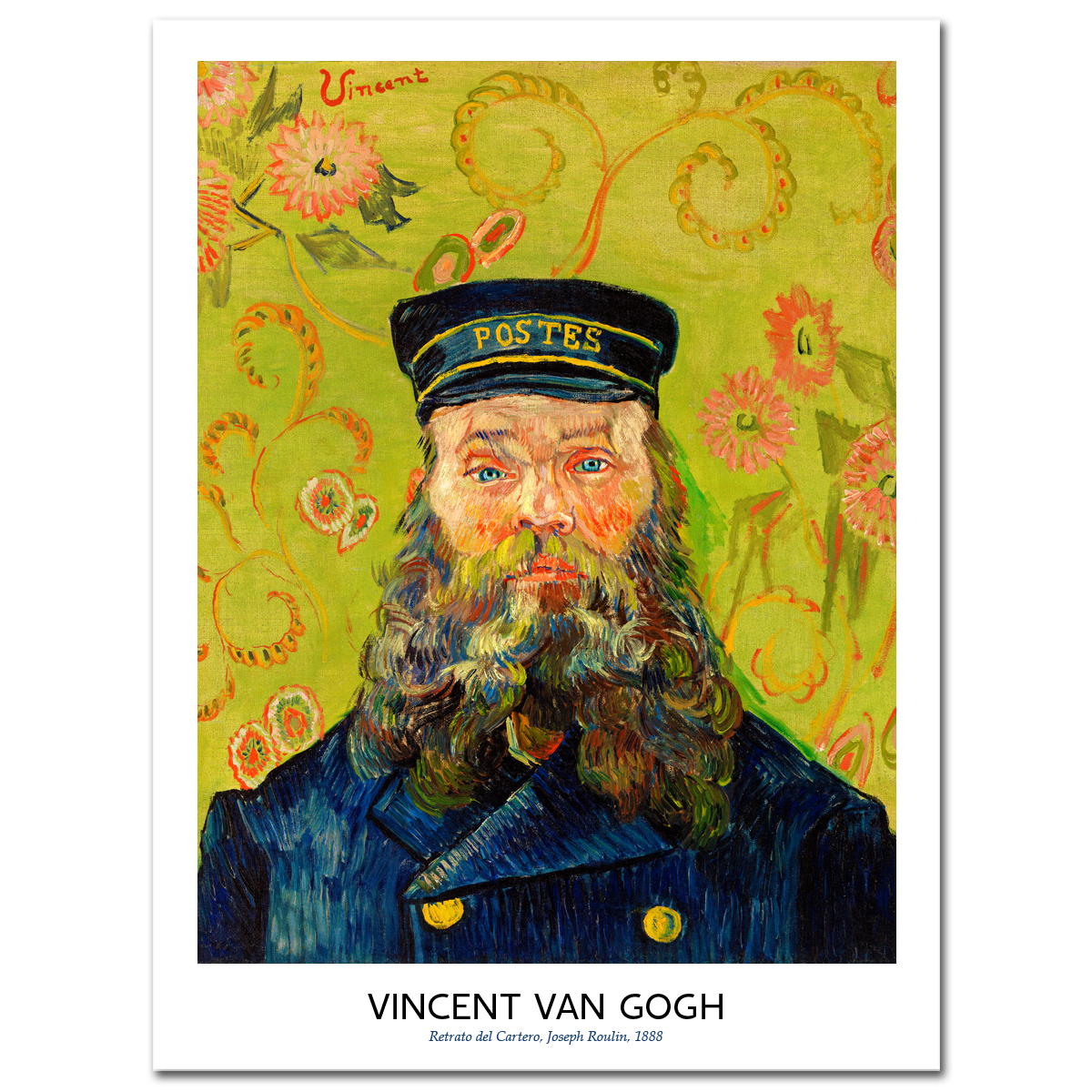 Vincent Van Gogh, Portrait of Joseph Roulin, 1888
