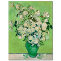 Vincent Van Gogh, Roses in a green vase, 1890