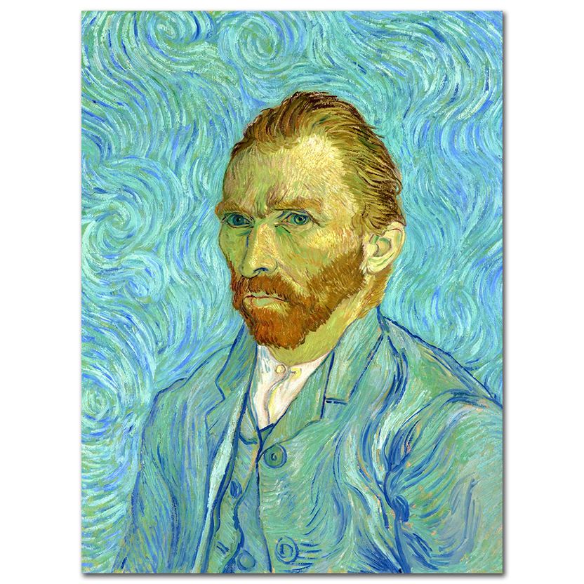 Vincent Van Gogh, Blue self portrait, 1889