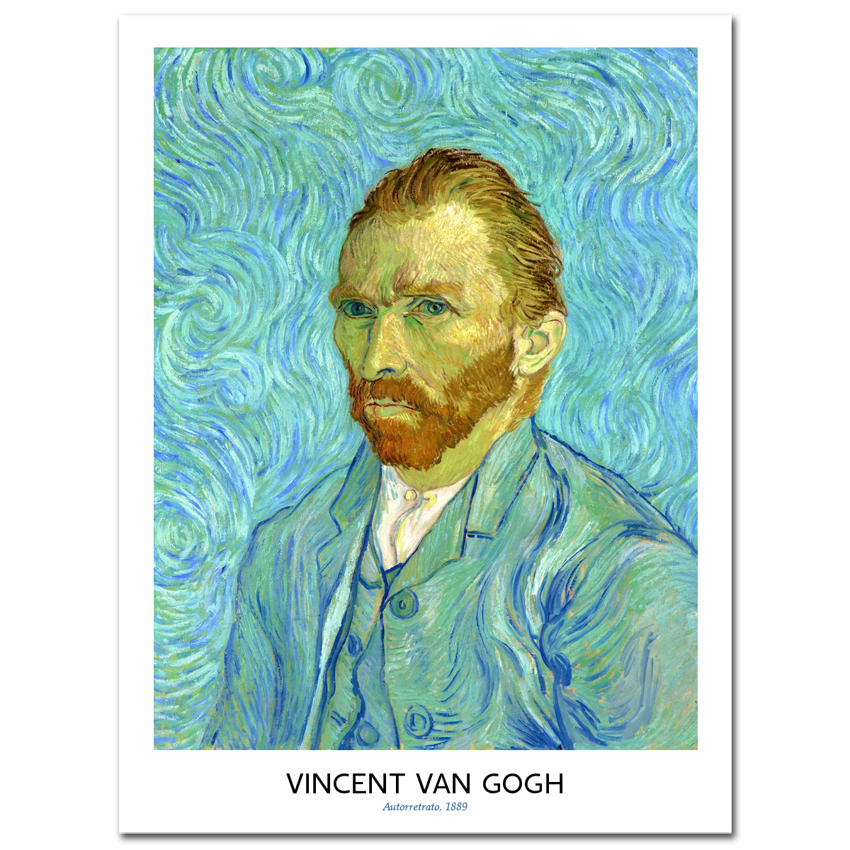 Vincent Van Gogh, Blue self portrait, 1889
