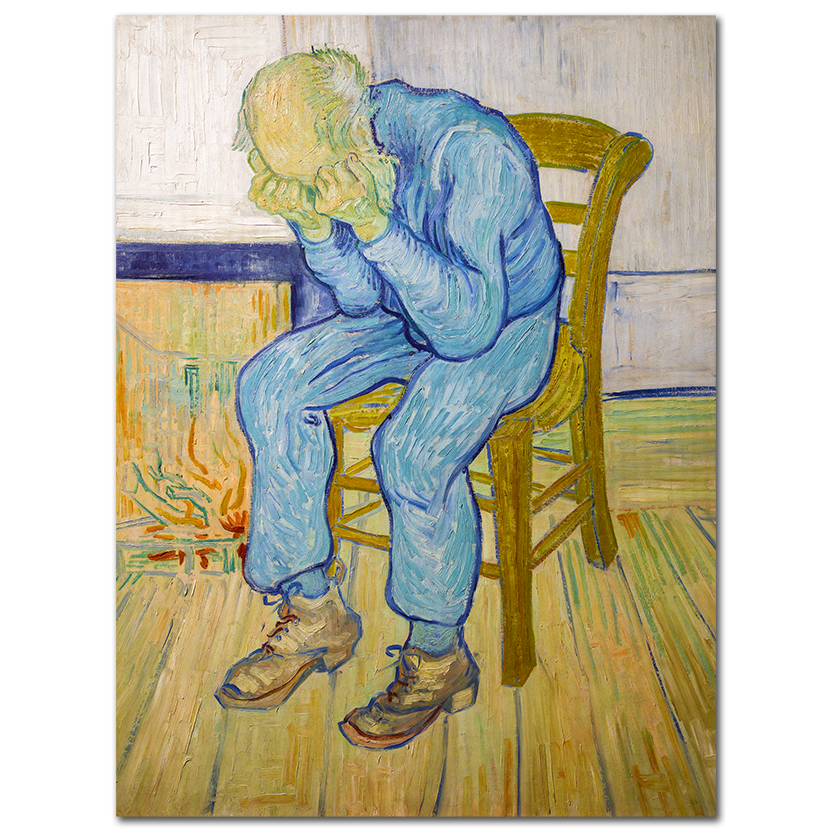 Vincent Van Gogh, Sorrowing old Man At Eternity's Gate, 1890