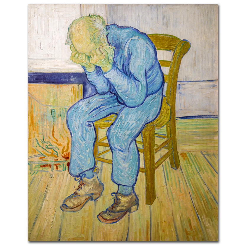 Vincent Van Gogh, Sorrowing old Man At Eternity's Gate, 1890