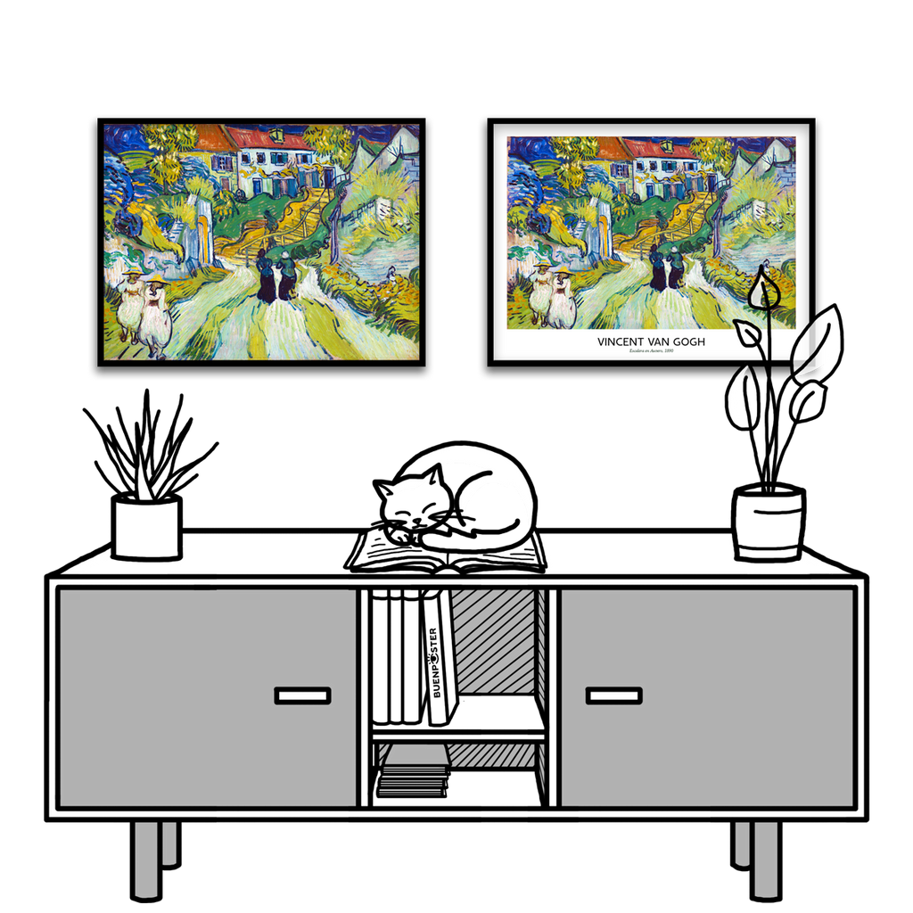 Vincent Van Gogh, Stairway at Auvers, 1890