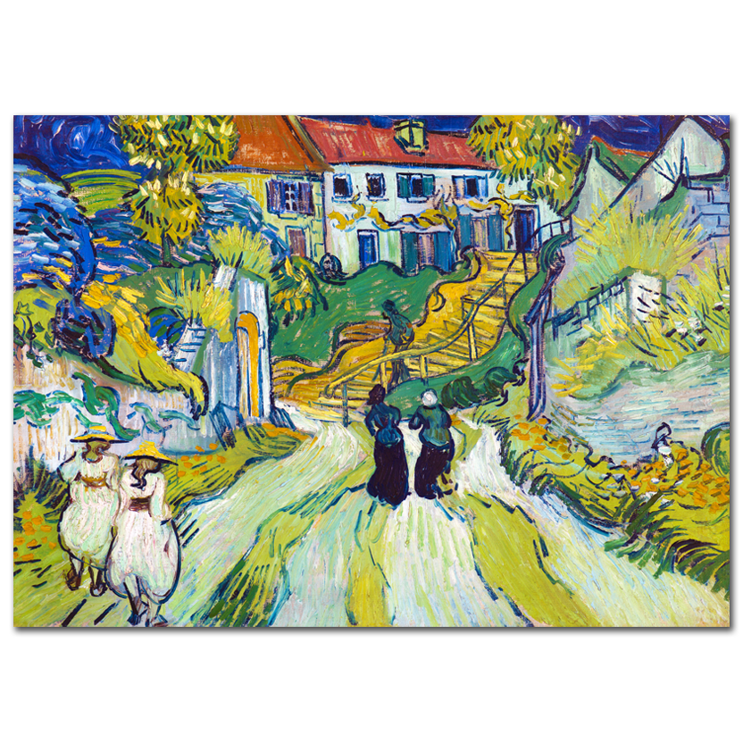 Vincent Van Gogh, Stairway at Auvers, 1890