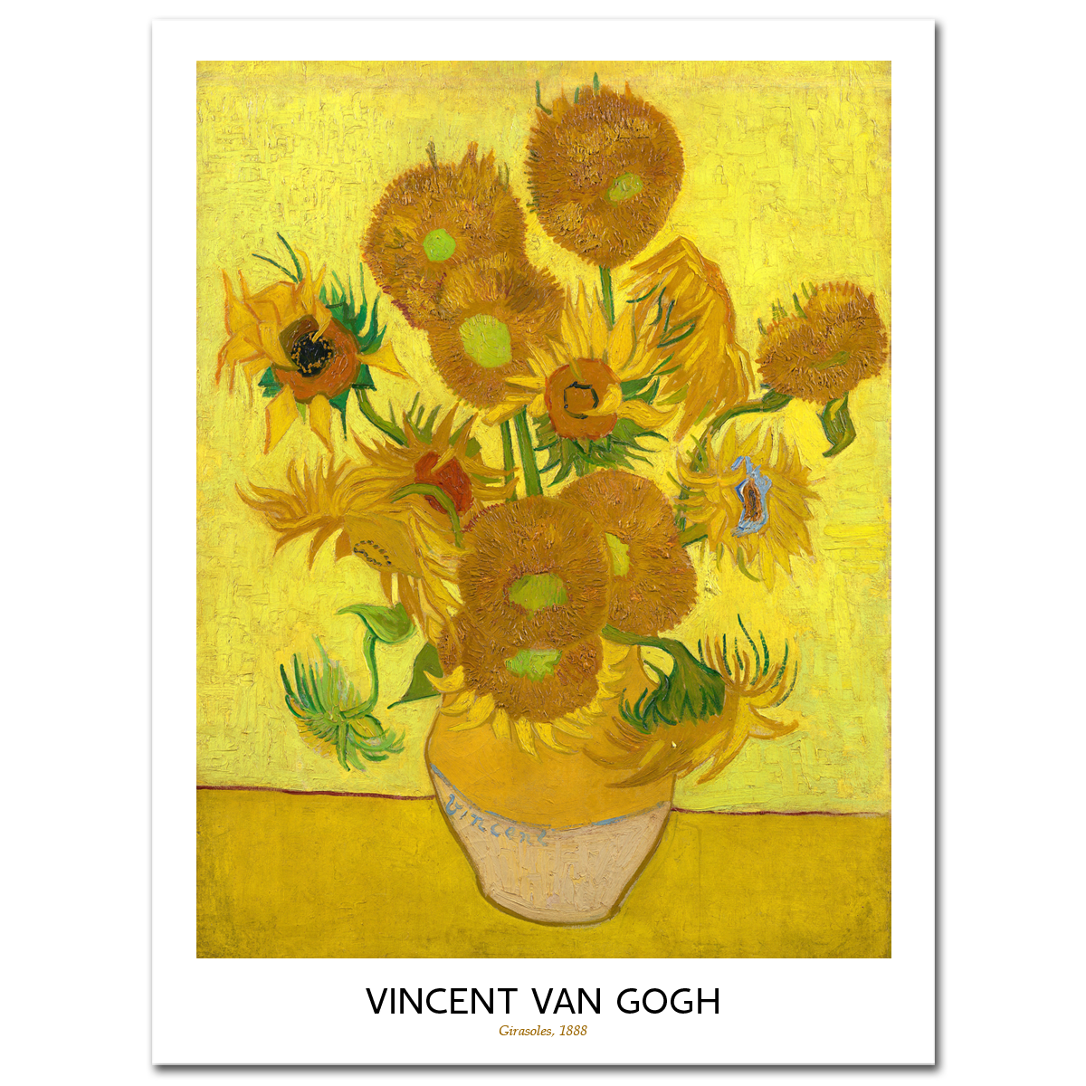 Vincent Van Gogh, Sunflowers, 1888