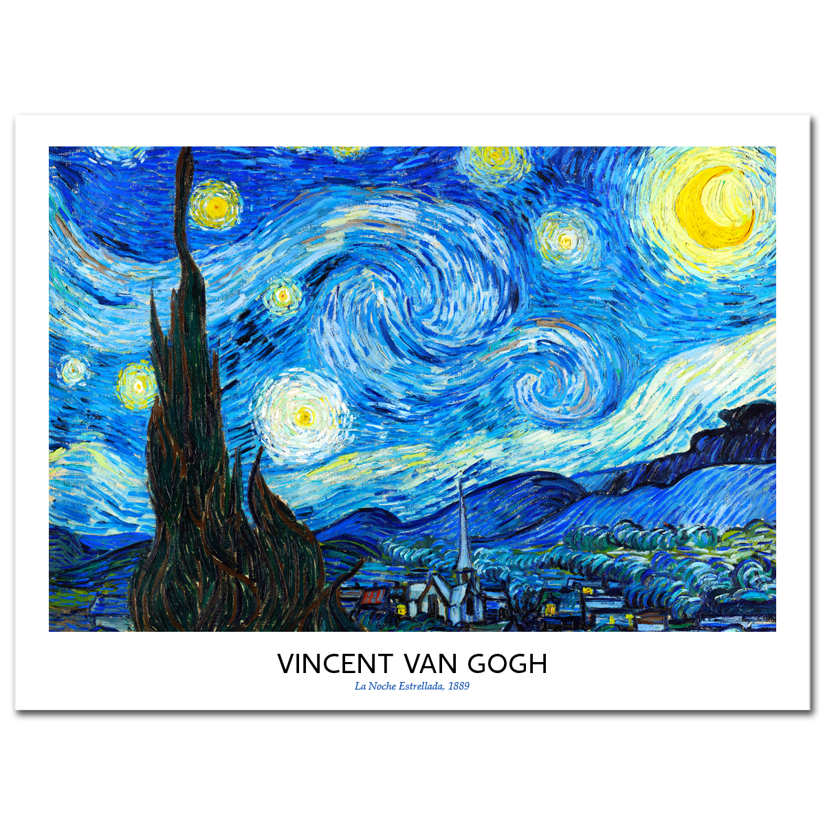 Vincent Van Gogh, The Starry Night, 1889