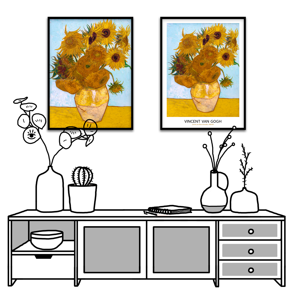 Vincent Van Gogh, Vase With Twelve Sunflowers, 1888