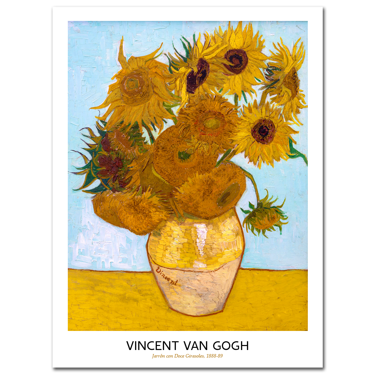 Vincent Van Gogh, Vase With Twelve Sunflowers, 1888