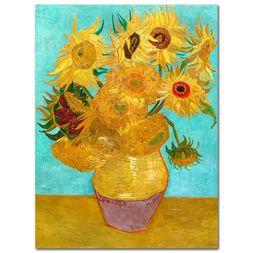 Vincent Van Gogh, Vase with Twelve Sunflowers, 1888-89