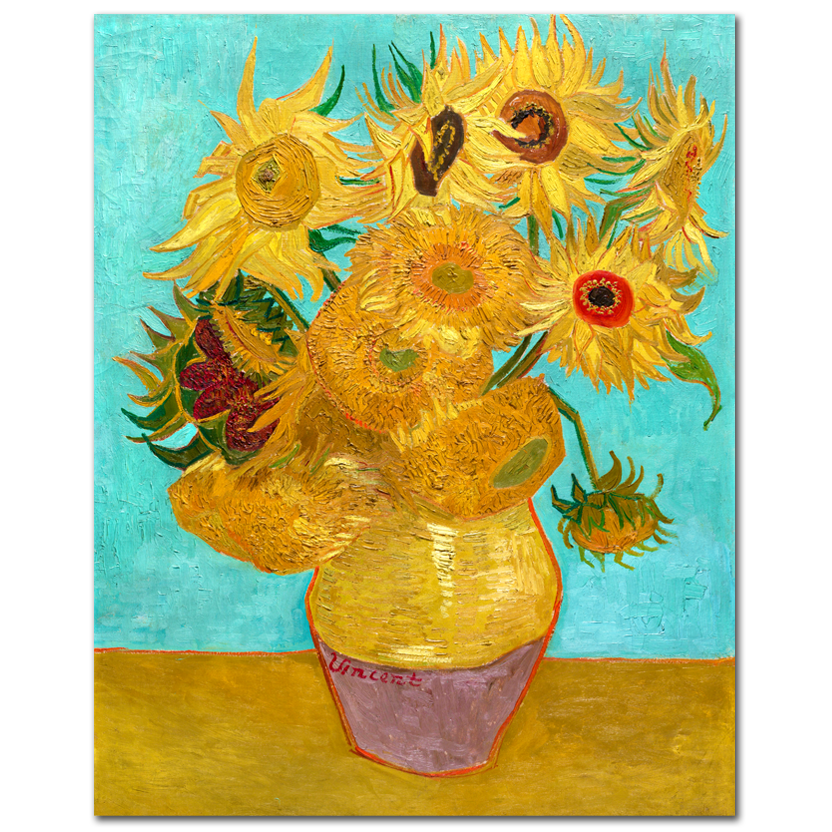 Vincent Van Gogh, Vase with Twelve Sunflowers, 1888-89