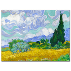 Vincent Van Gogh, Wheat Field with Cypresses, 1889