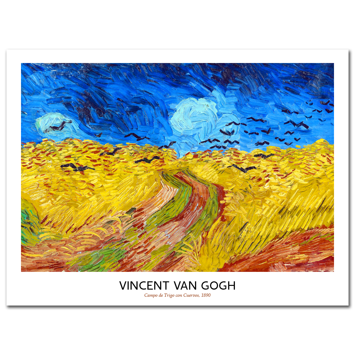 Vincent Van Gogh, Wheatfield with Crows, 1890