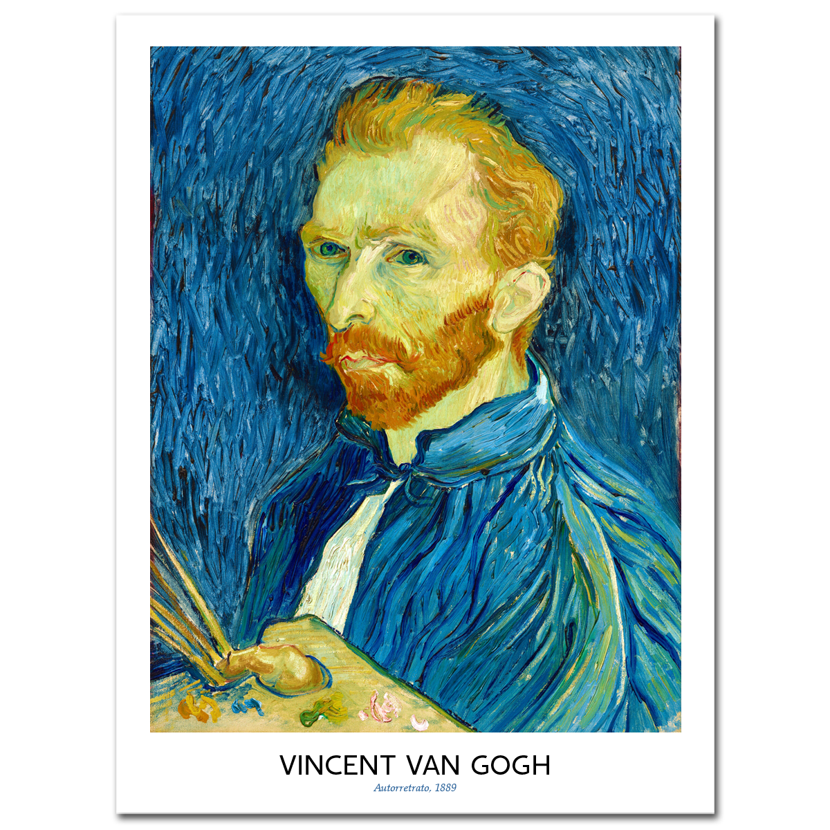 Vincent Van Gogh, self portrait, 1889