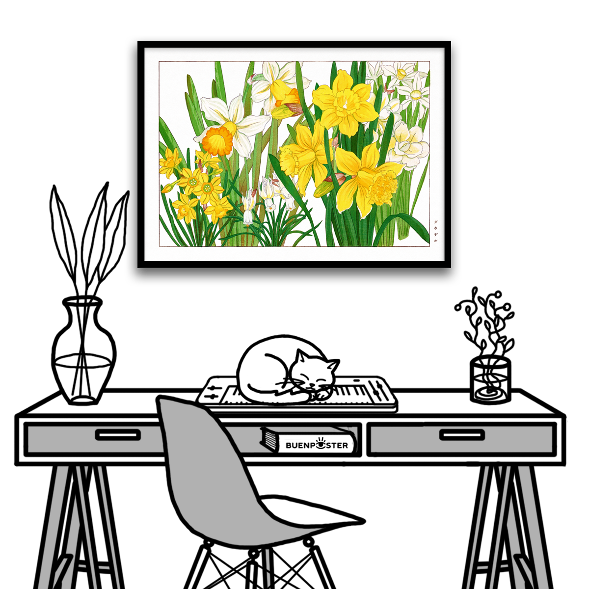 Tanigami Kônan, Daffodils, 1917